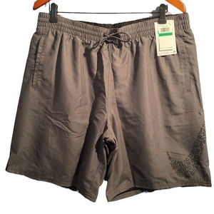 Nike Gray Men’s Swoosh‎ Swim Trunks